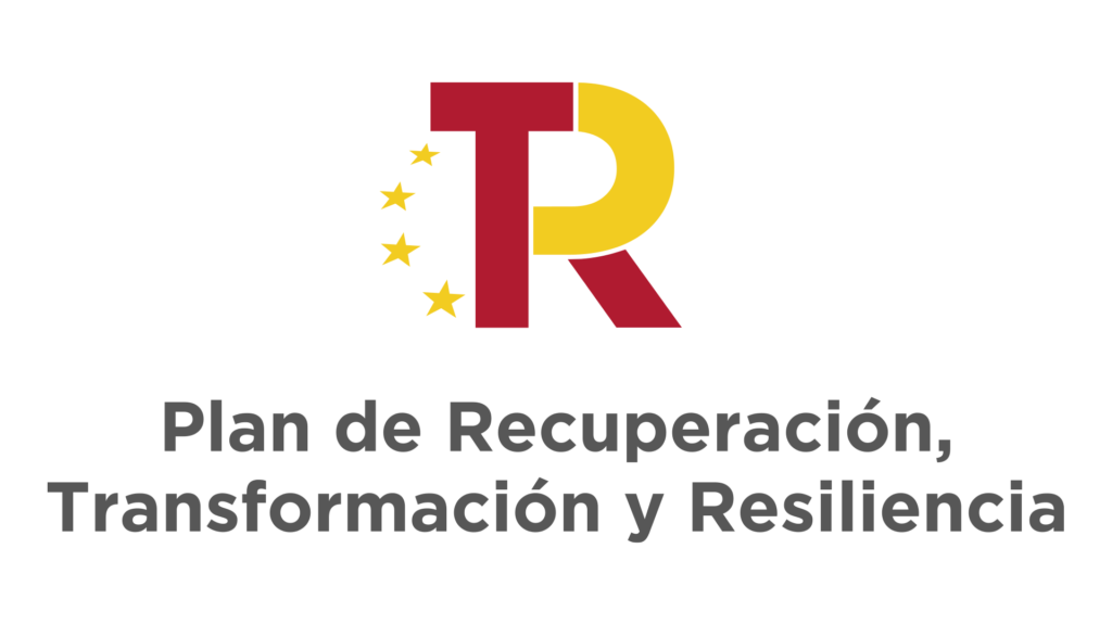 Logotipo Plan de recuperación, transformación y resiliencia